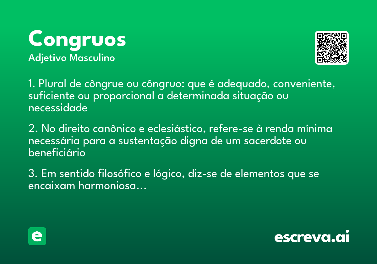 congruos