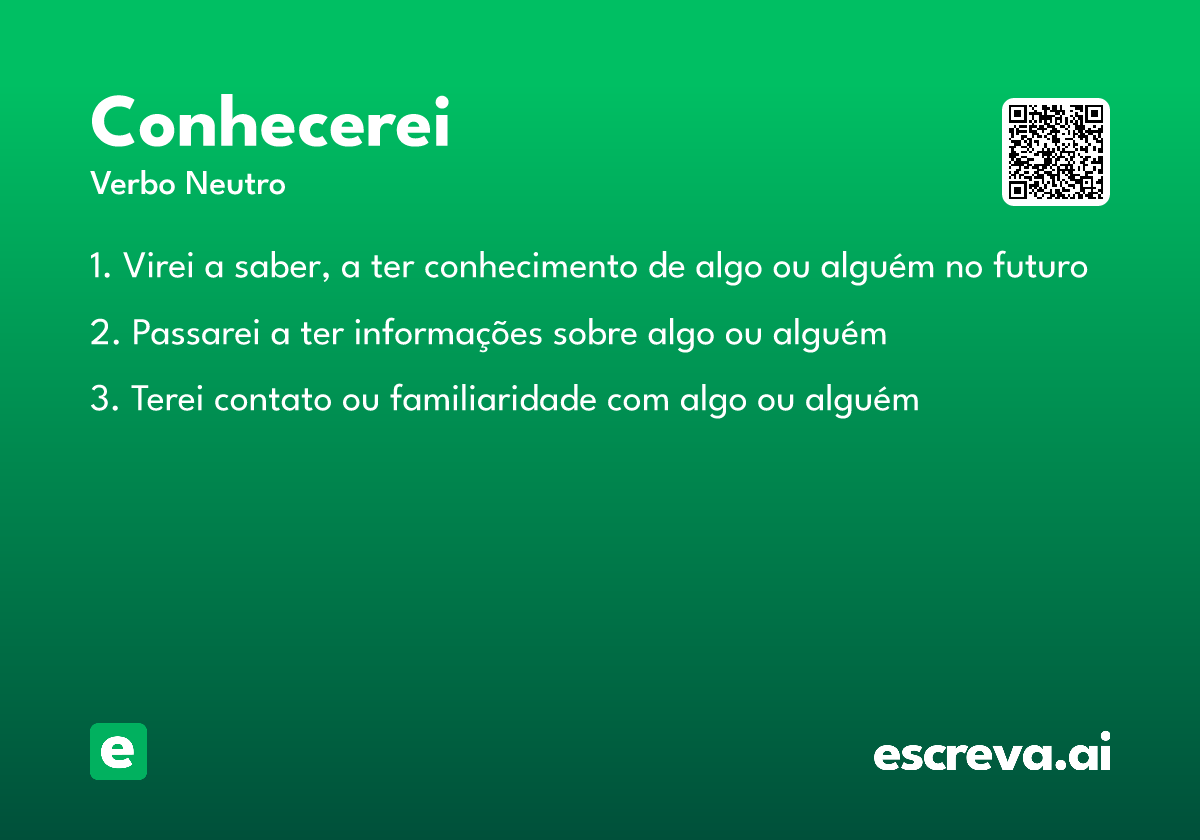 conhecerei