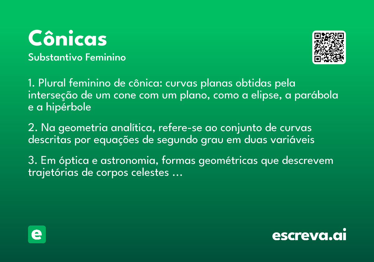 cônicas