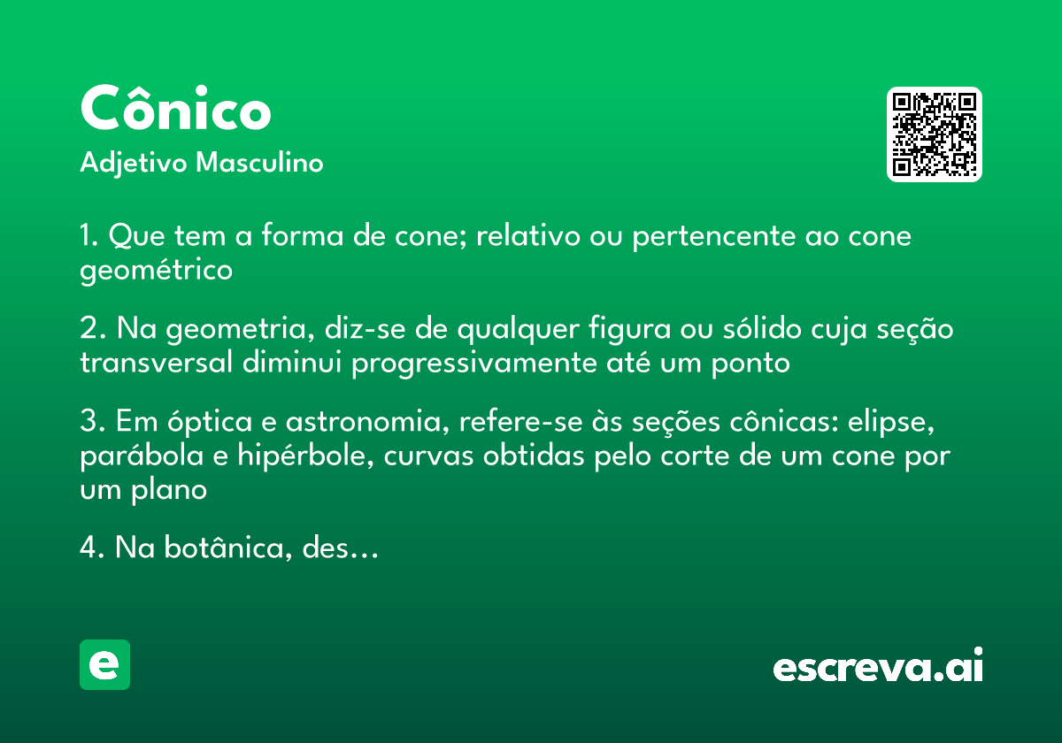 cônico
