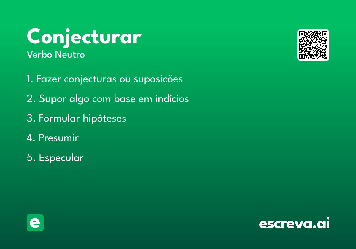 conjecturar
