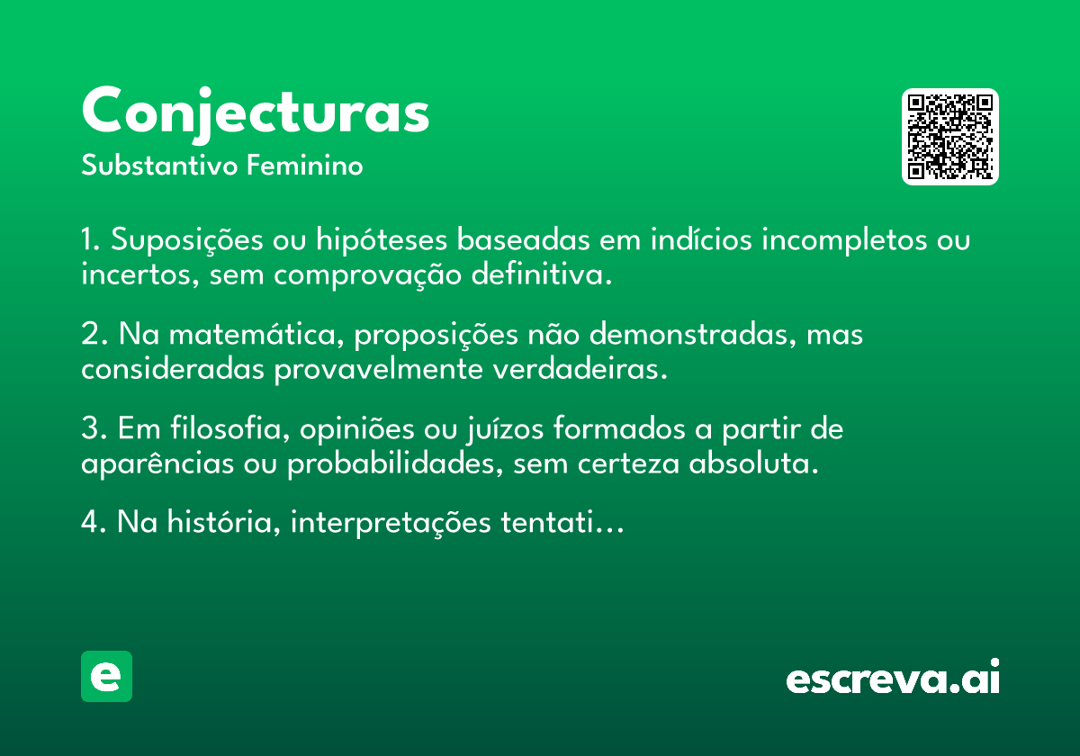 conjecturas