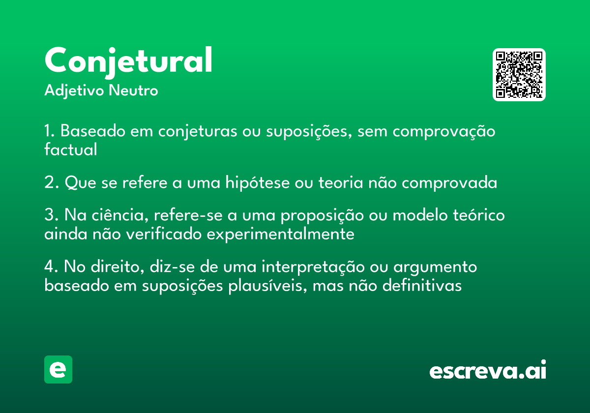 conjetural