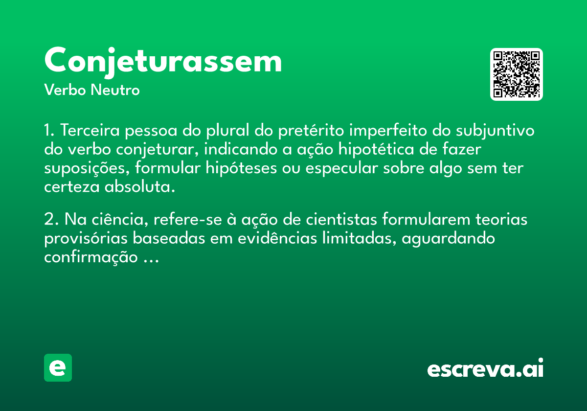 conjeturassem