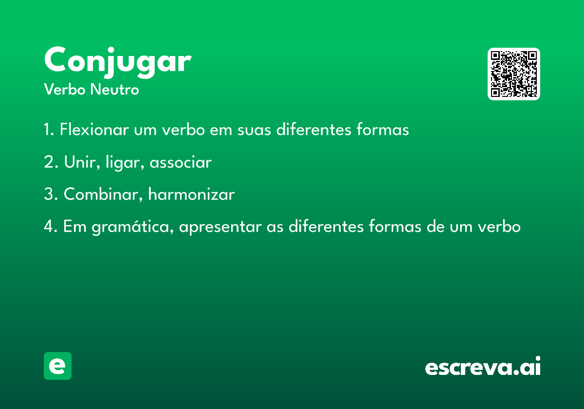 conjugar