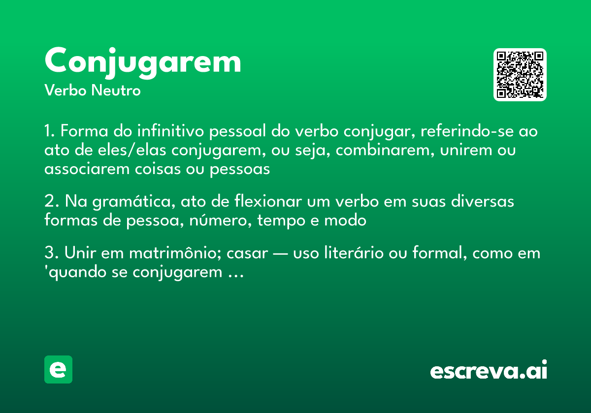 conjugarem