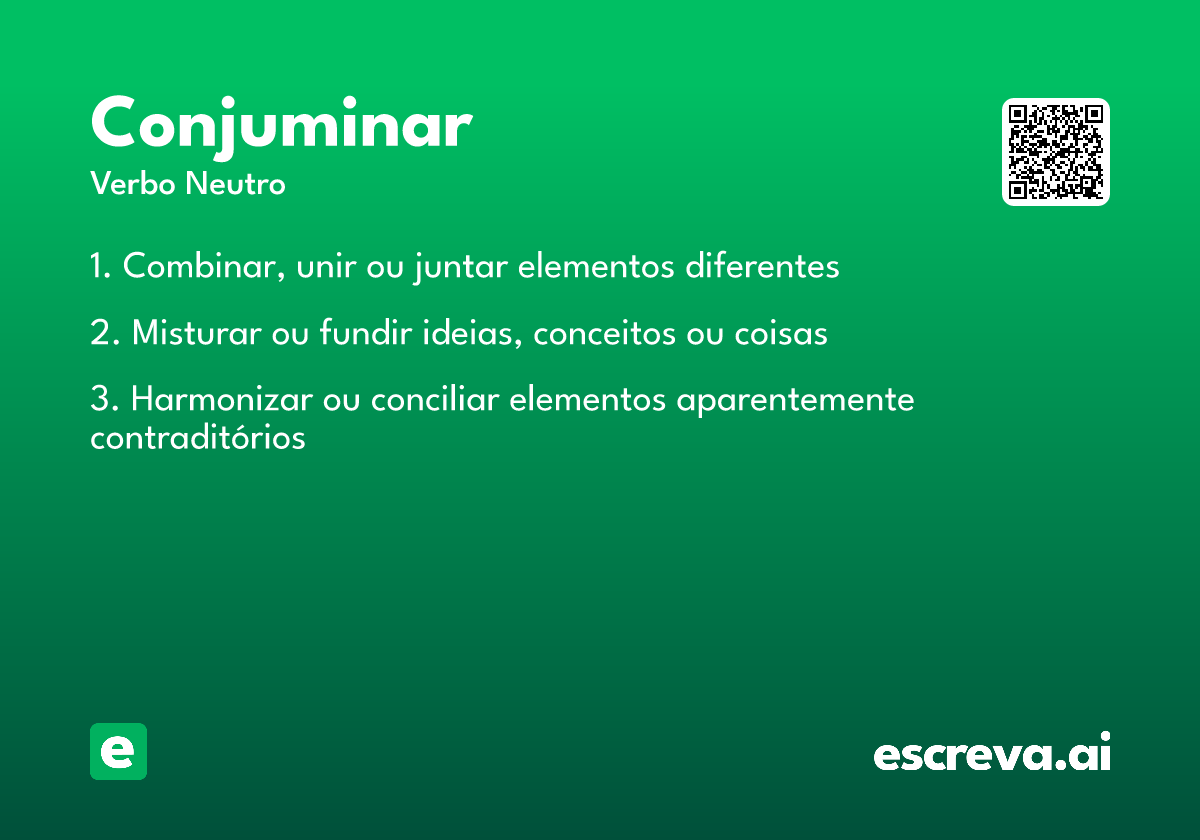 conjuminar
