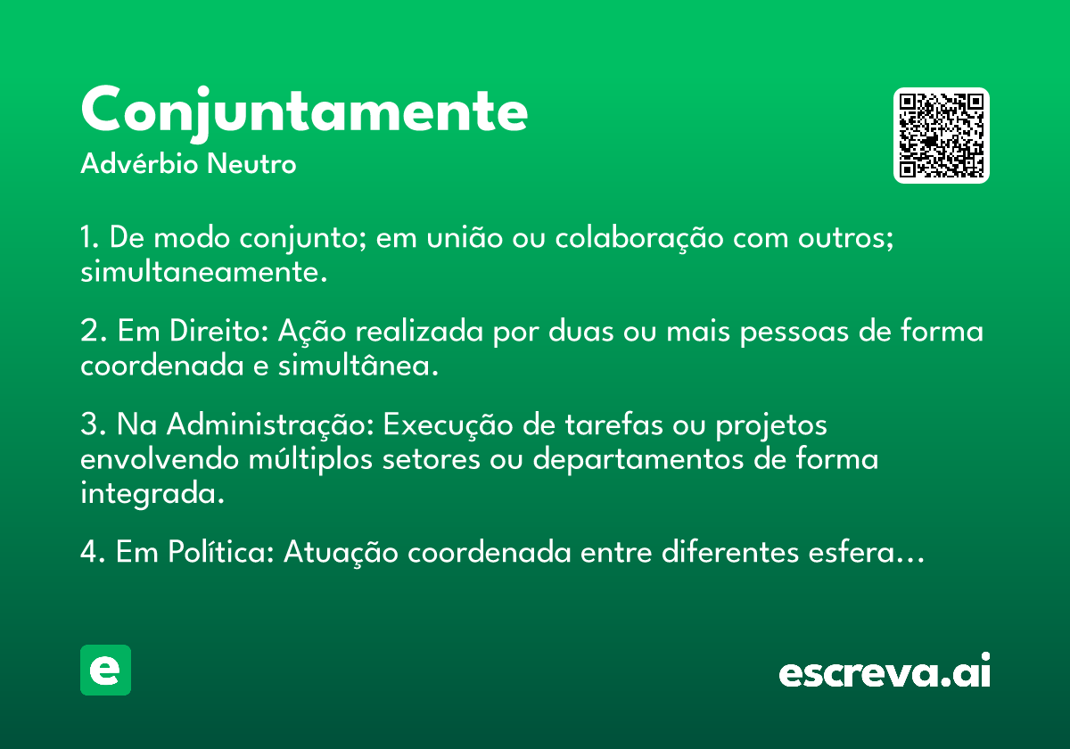 conjuntamente