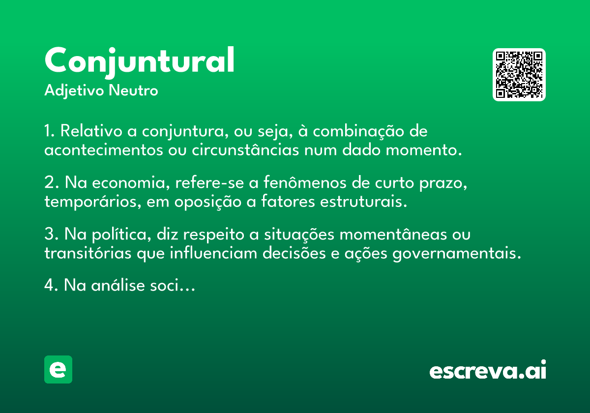 conjuntural