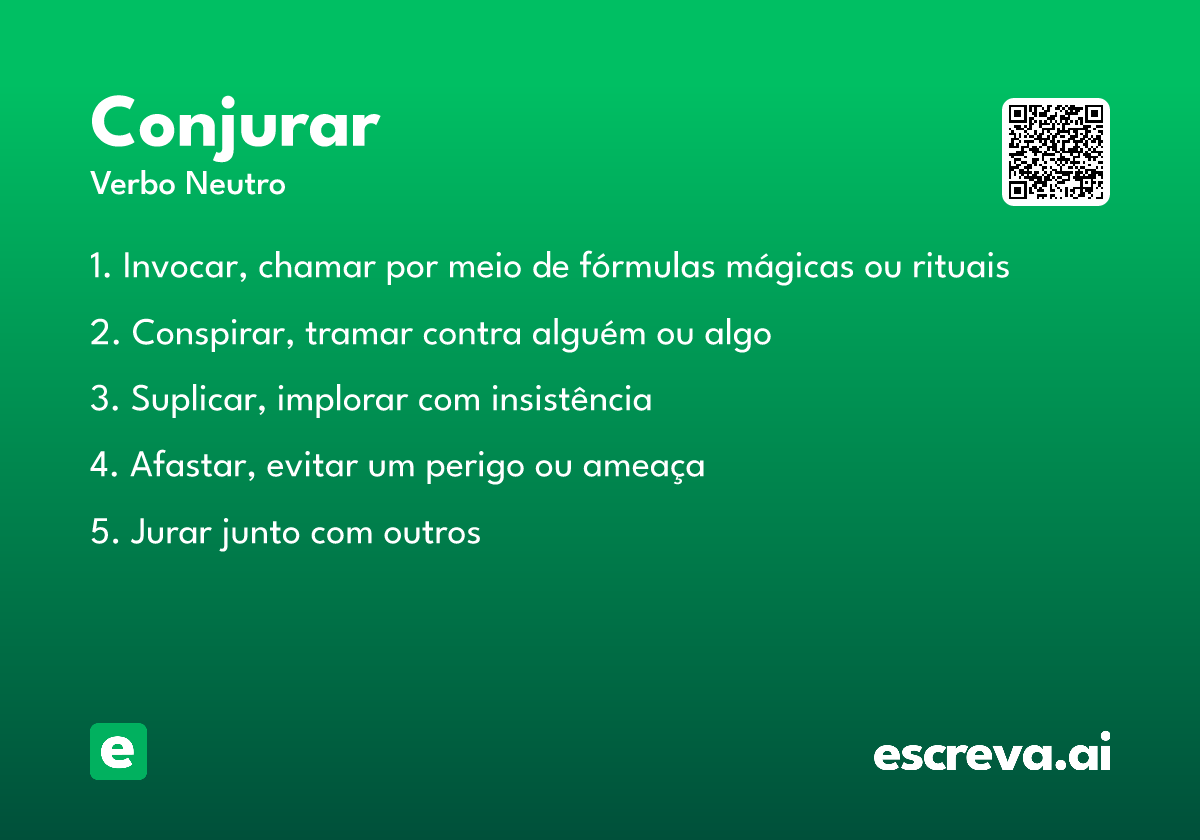 conjurar