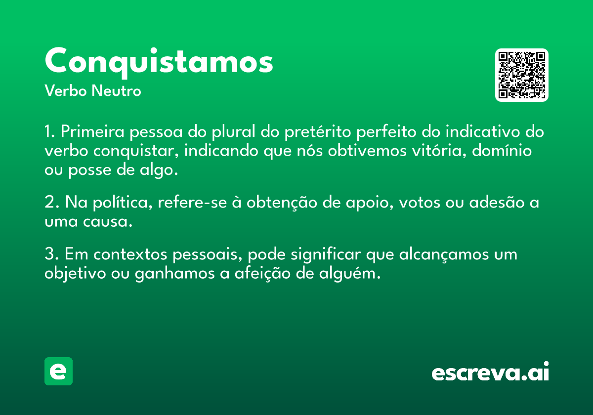 conquistamos