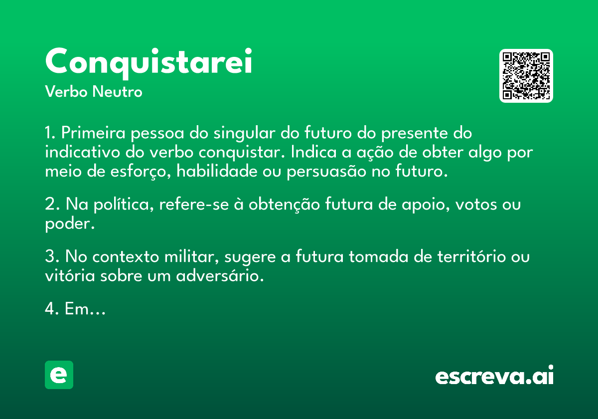 conquistarei