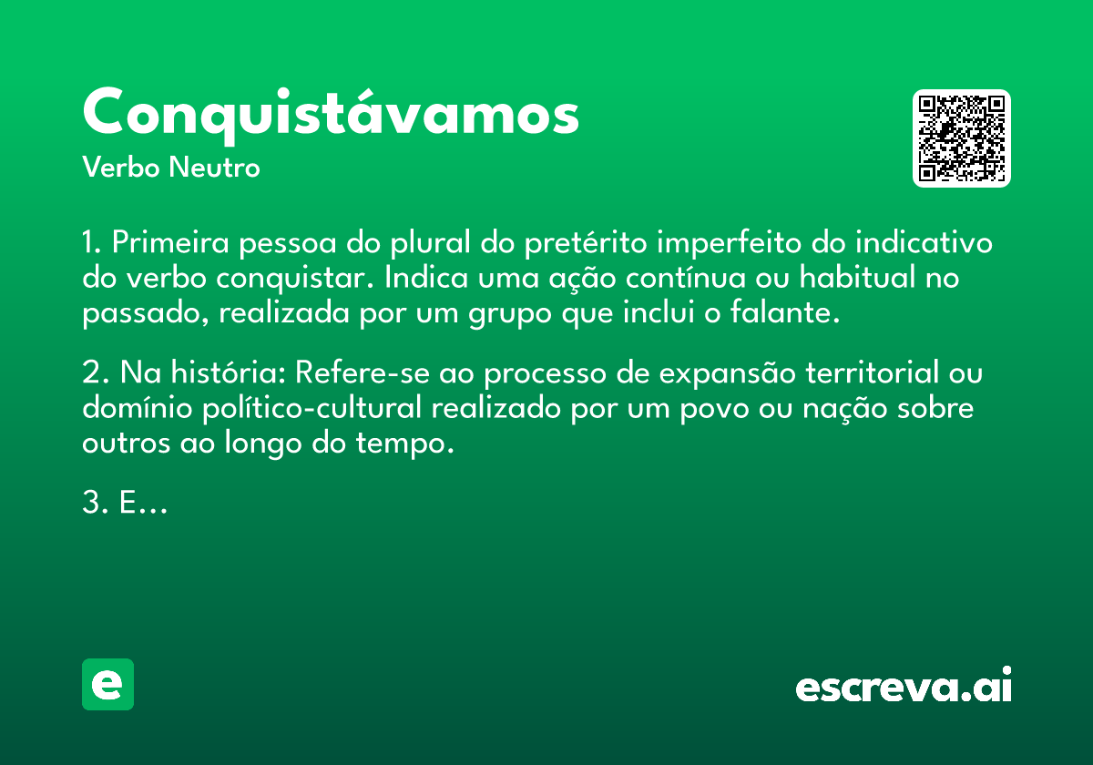 conquistávamos