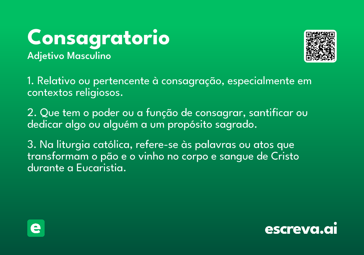 consagratorio
