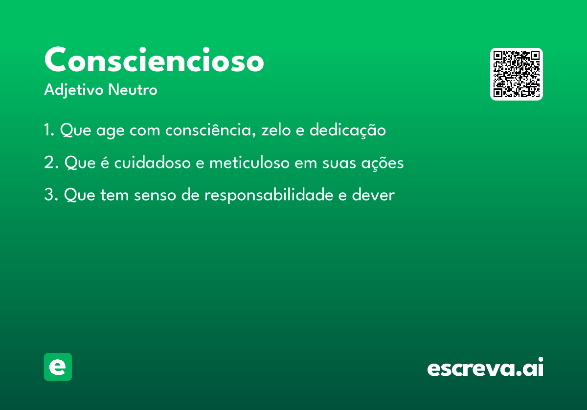 consciencioso