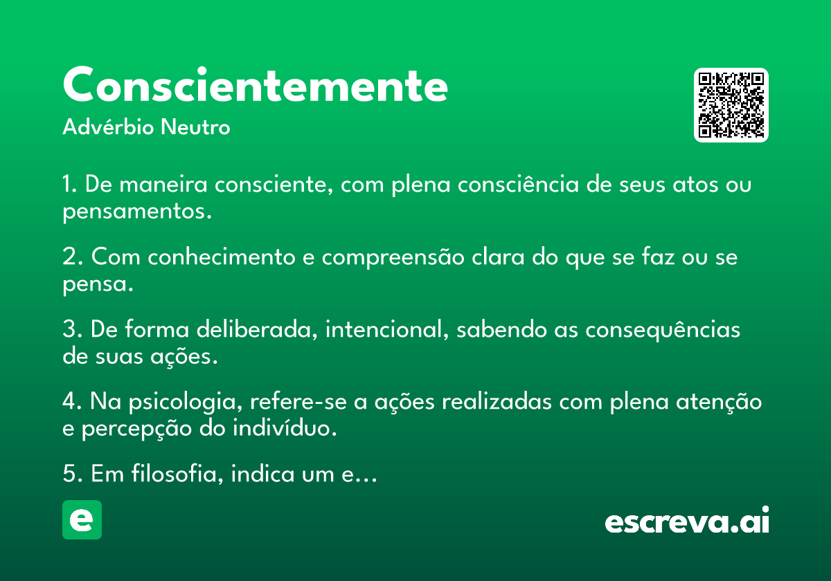 conscientemente