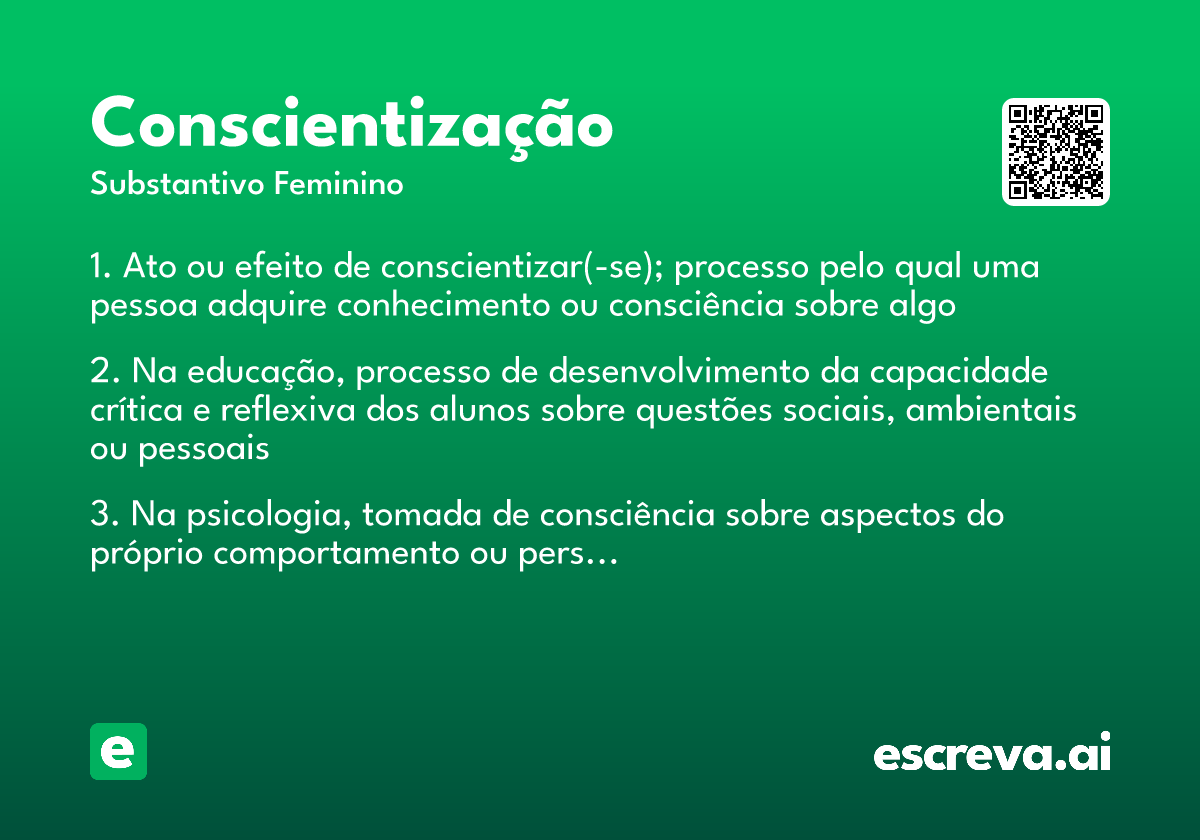 conscientização