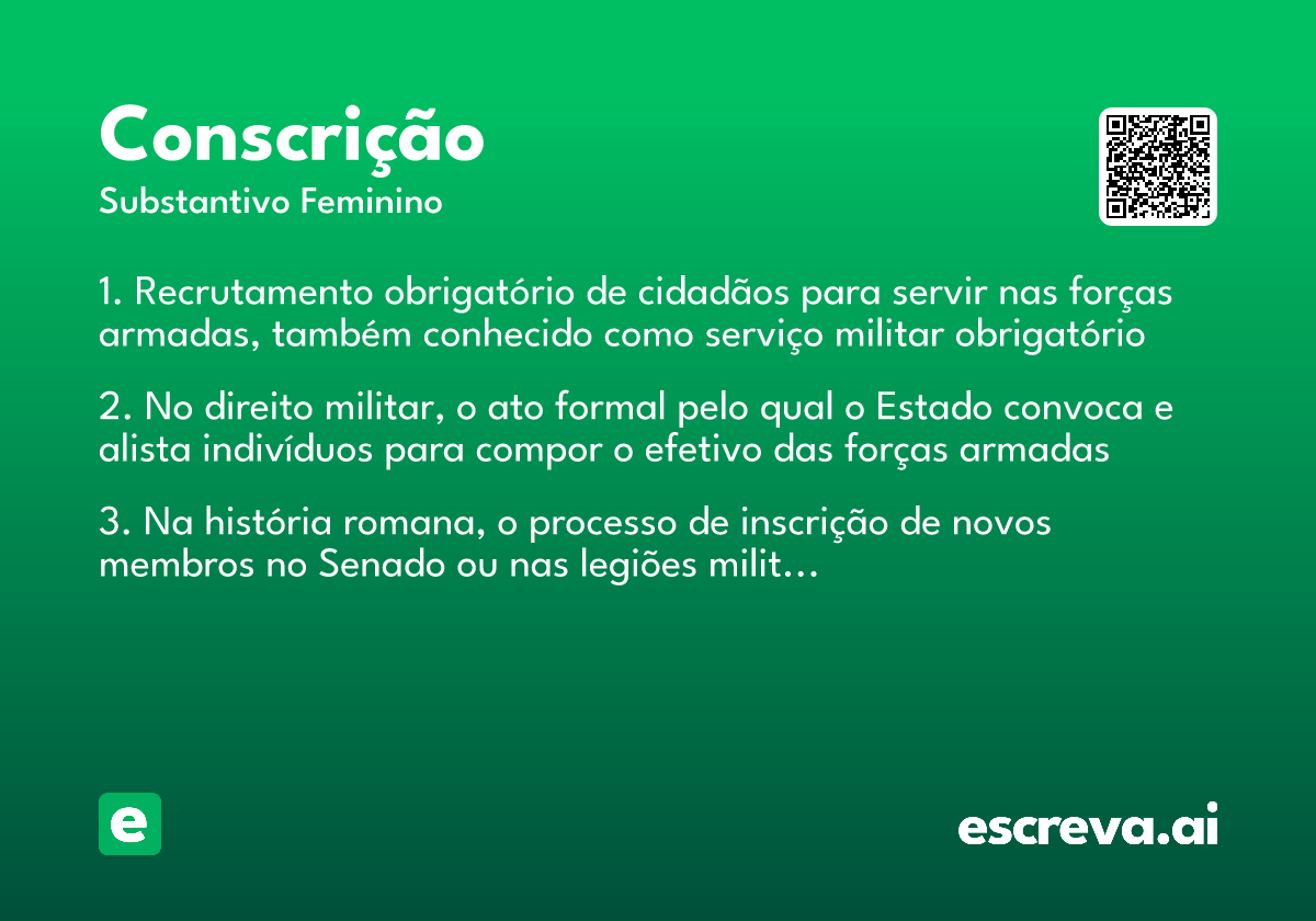 conscrição