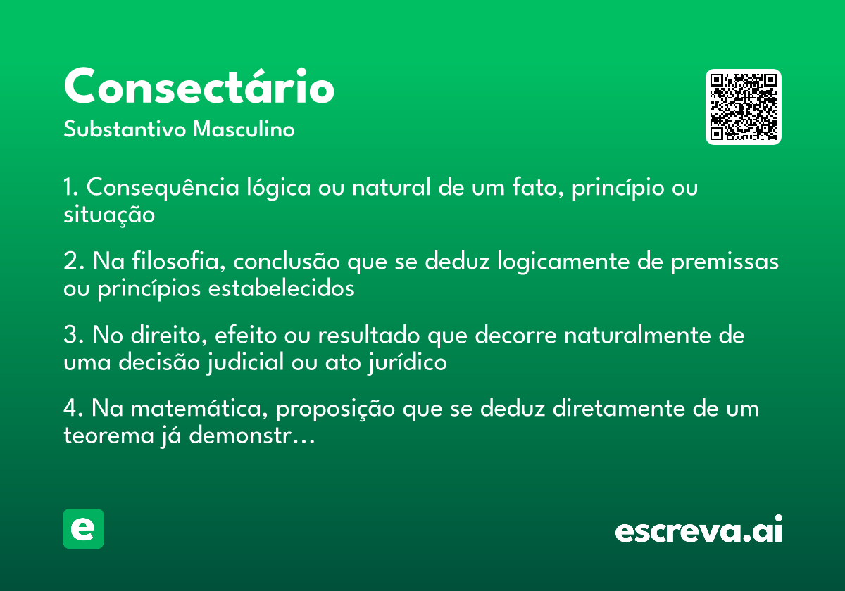 consectário