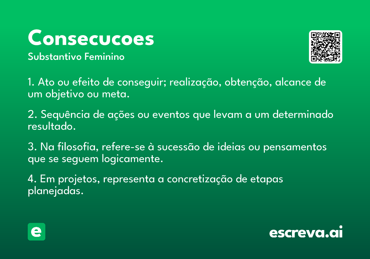 consecucoes