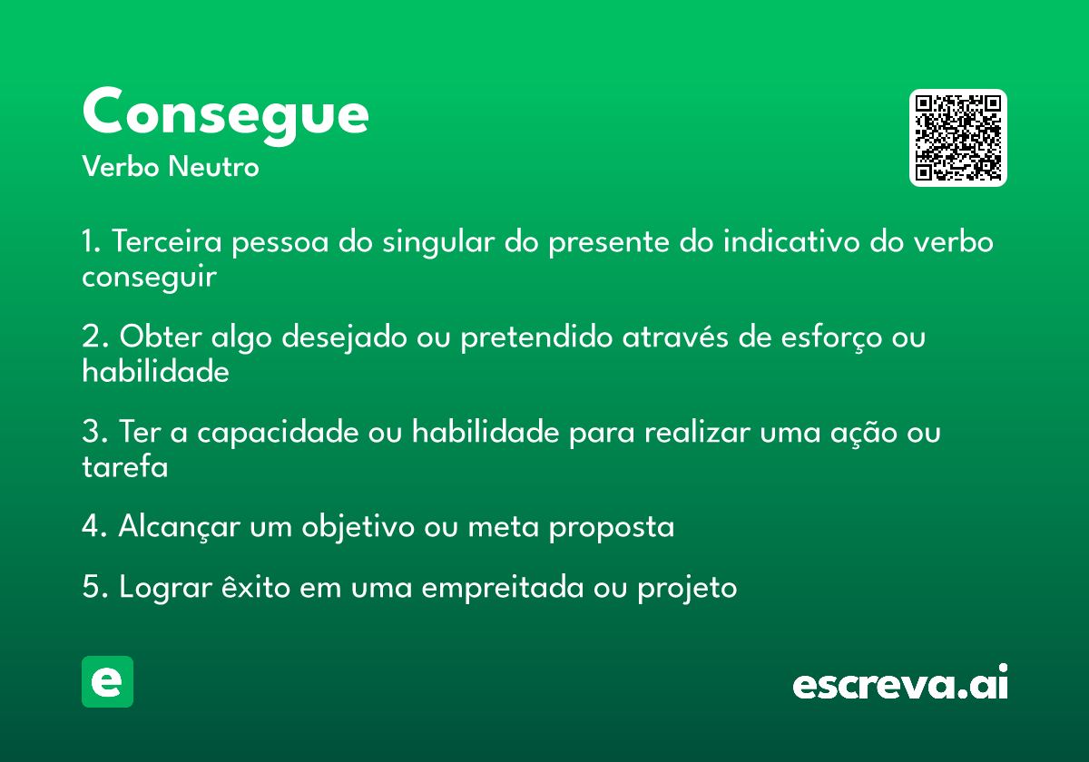 consegue