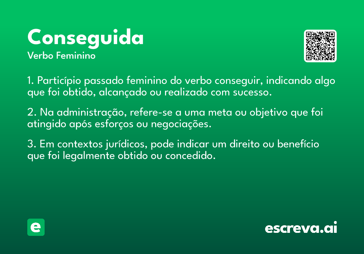 conseguida