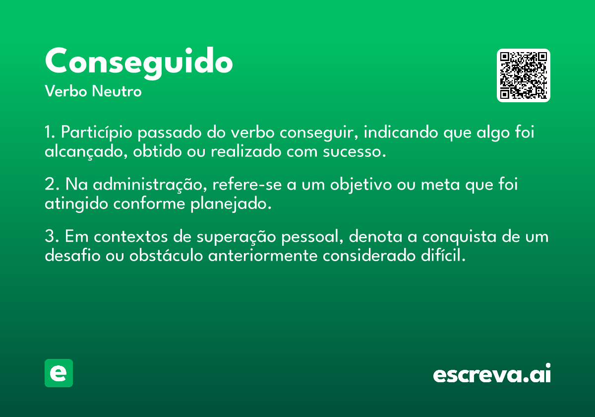 conseguido