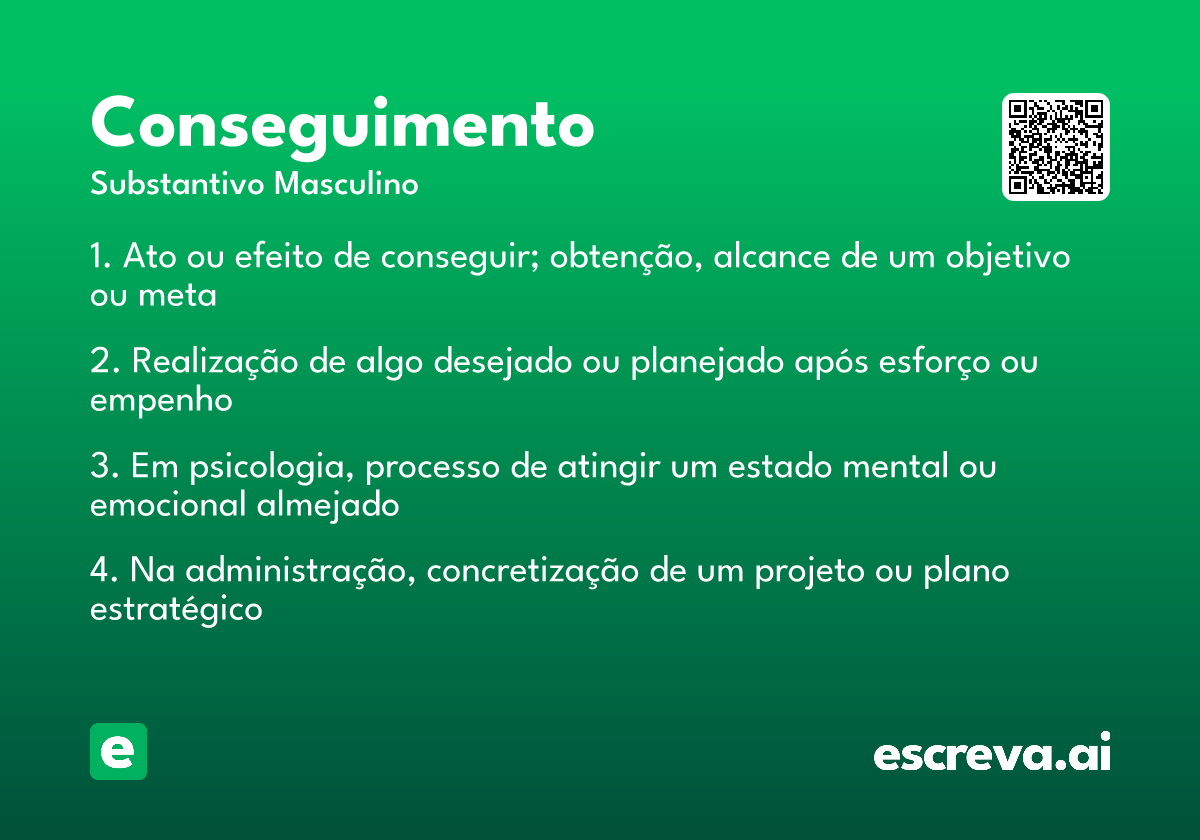 conseguimento