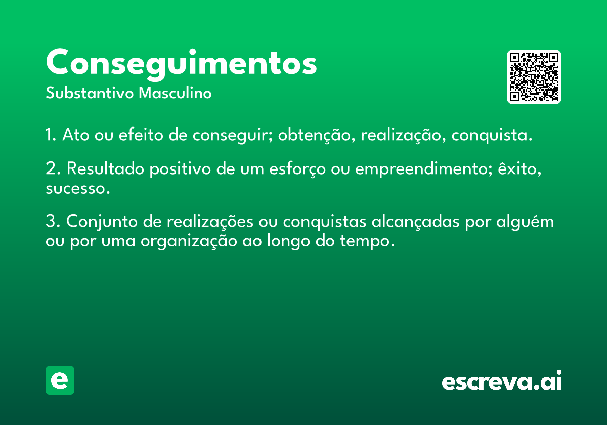 conseguimentos