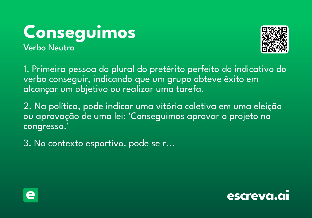 conseguimos