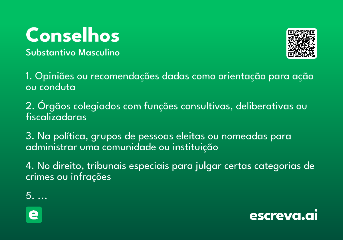 conselhos