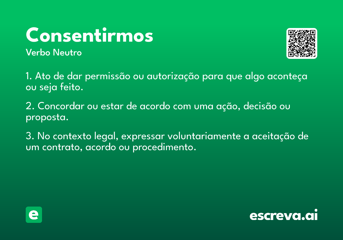 consentirmos