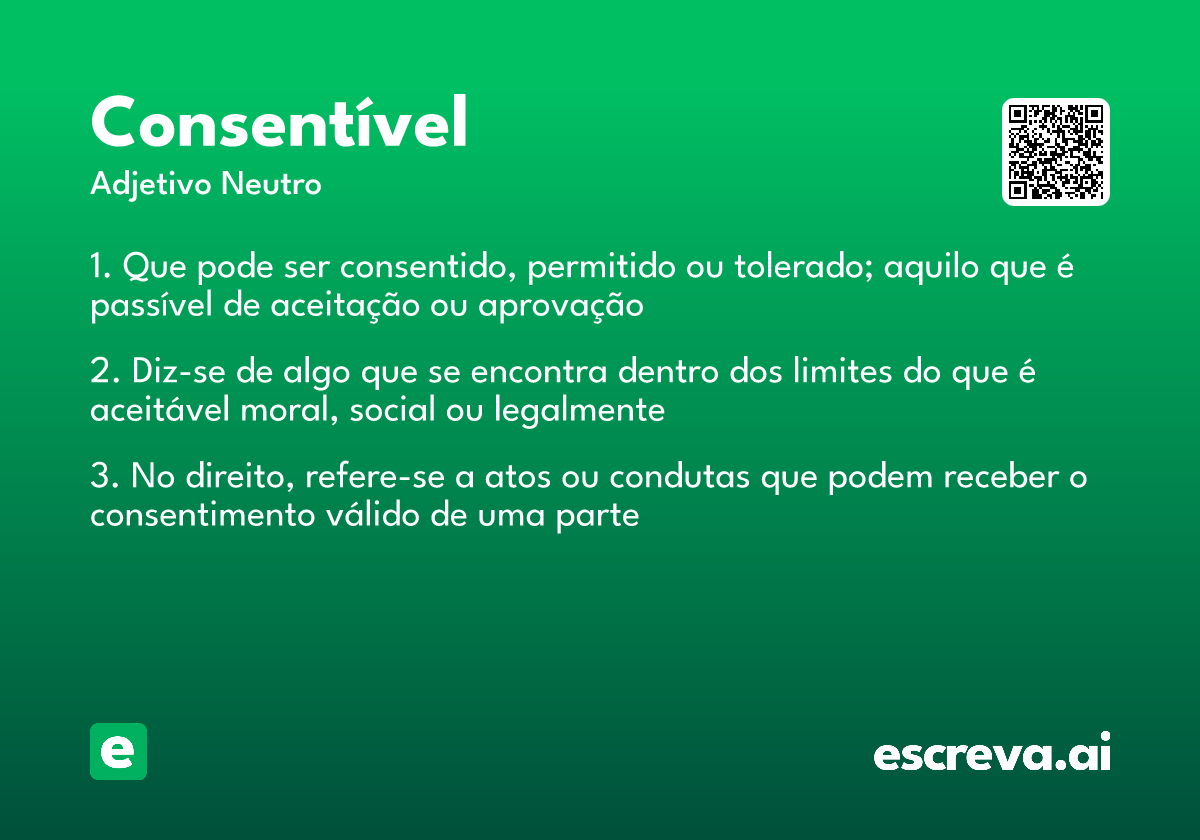 consentível