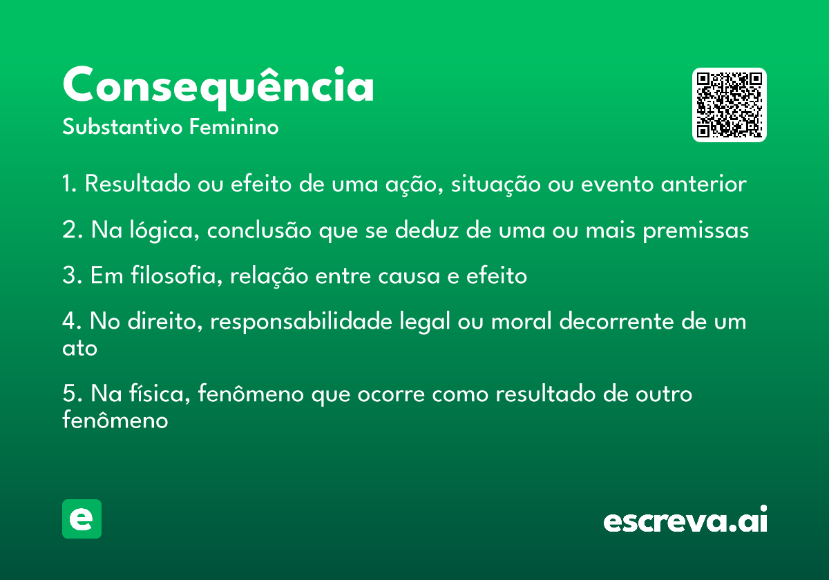consequência