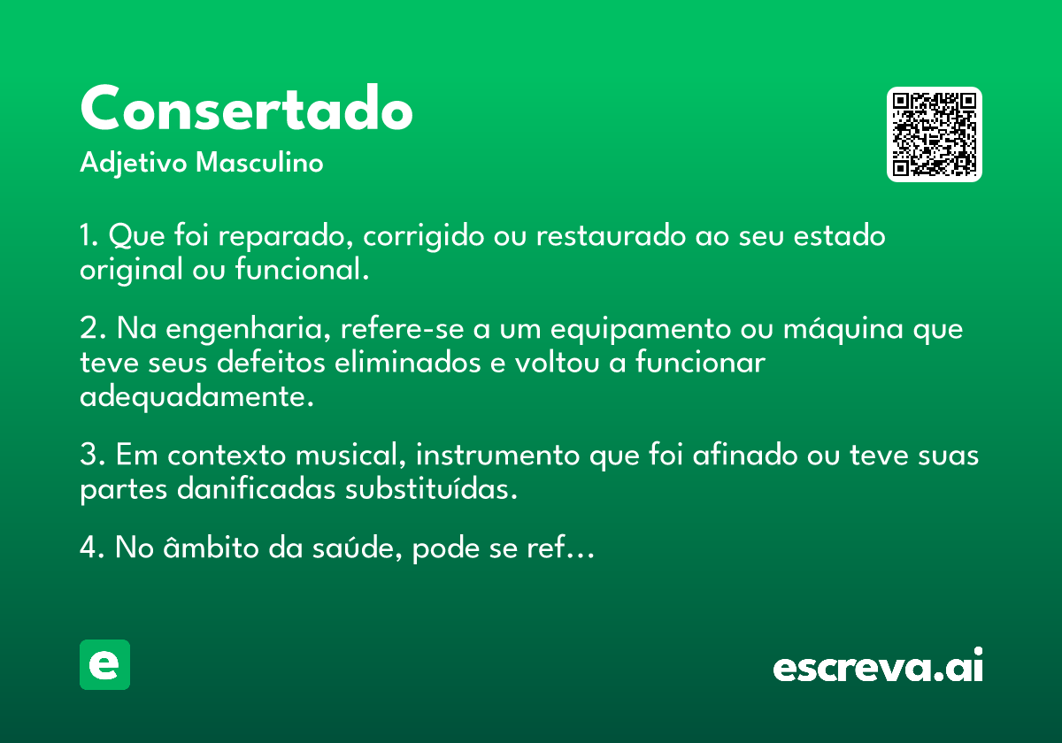 consertado