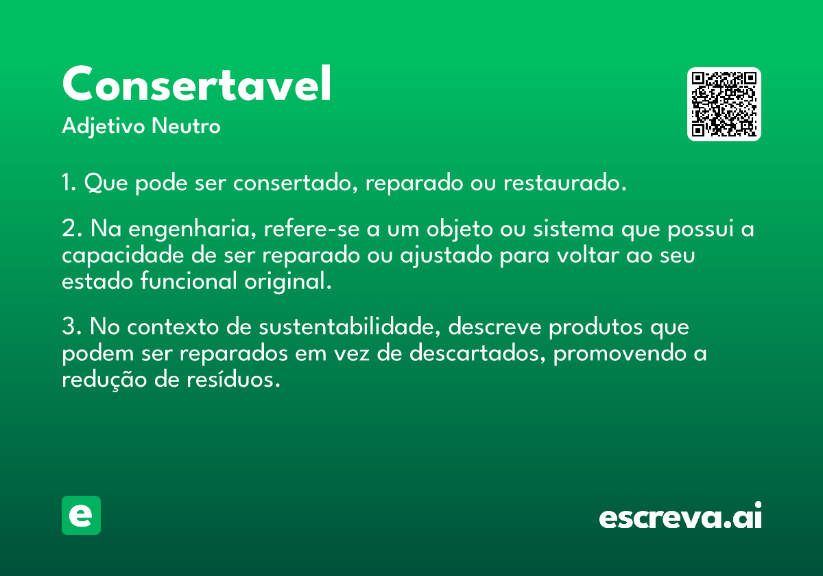 consertavel