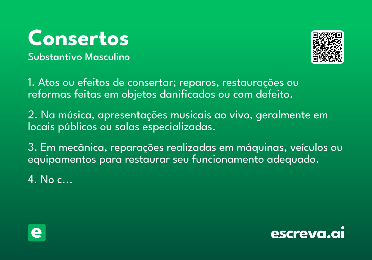 consertos