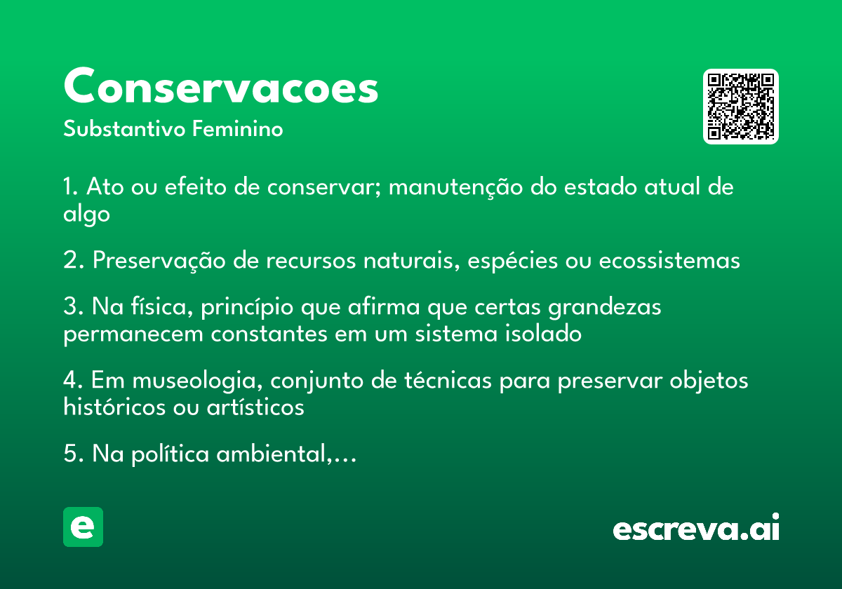 conservacoes