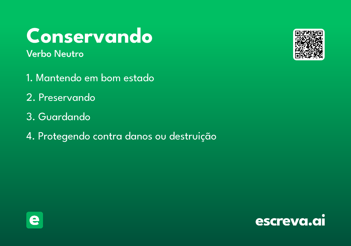 conservando