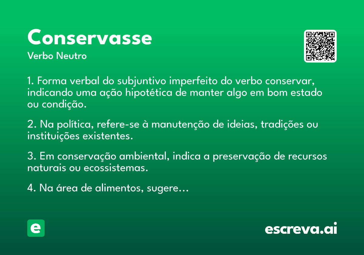 conservasse