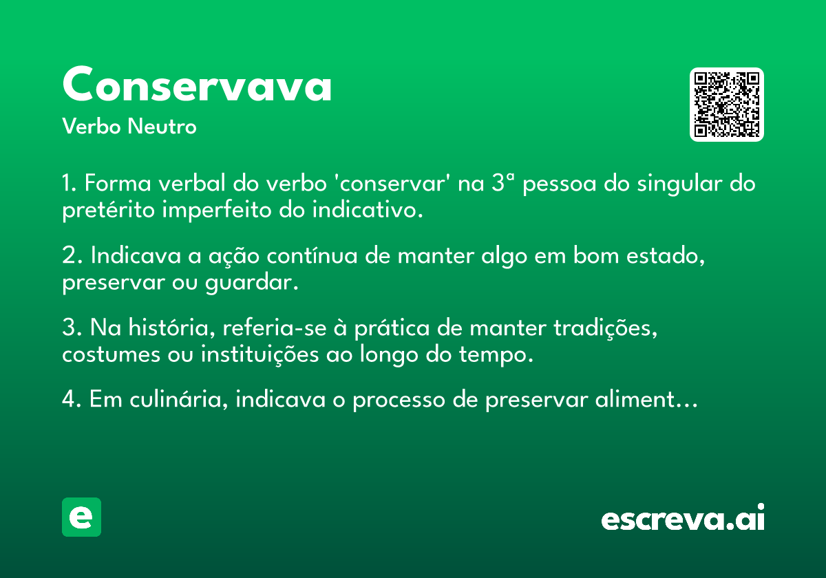 conservava