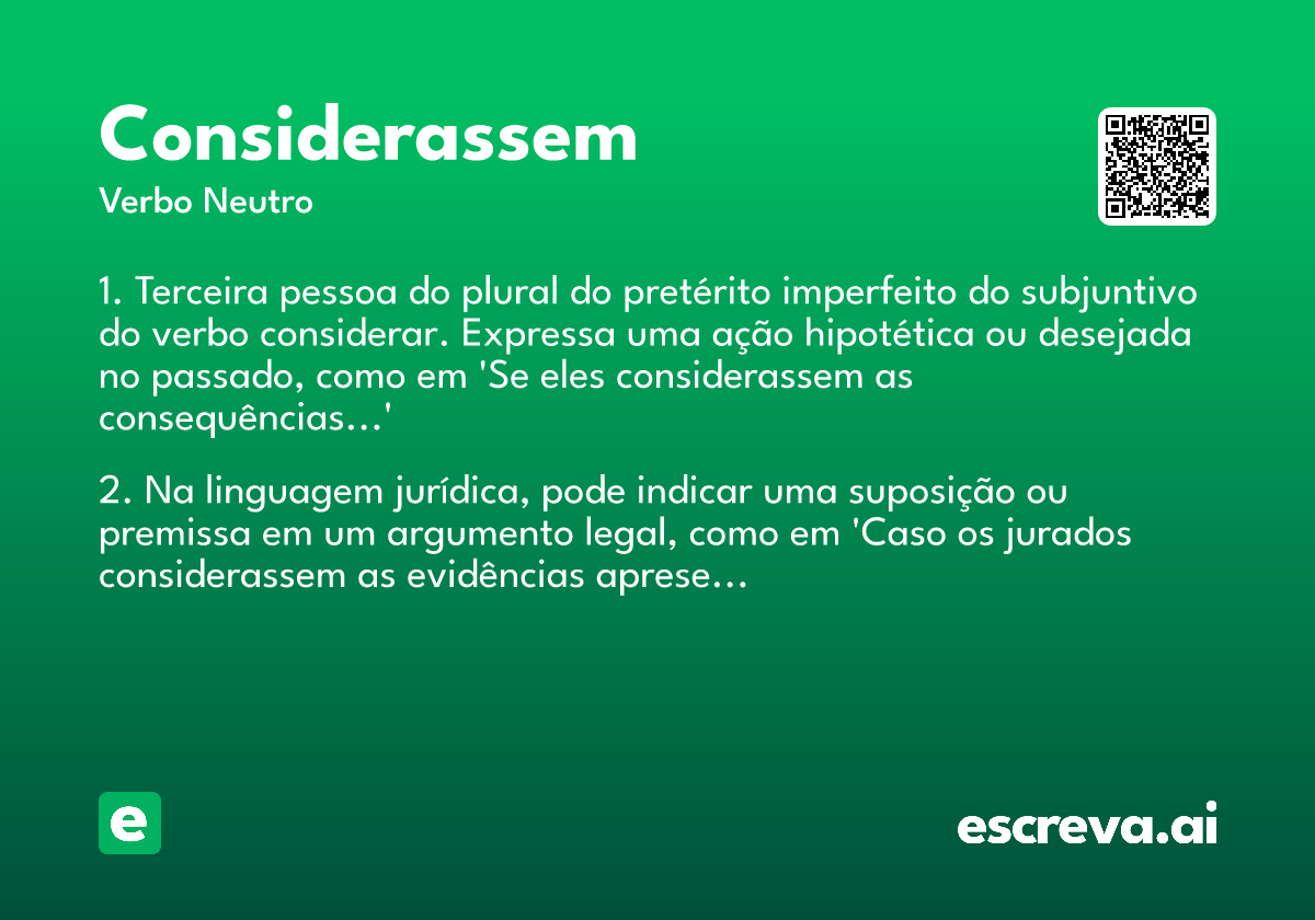 considerassem