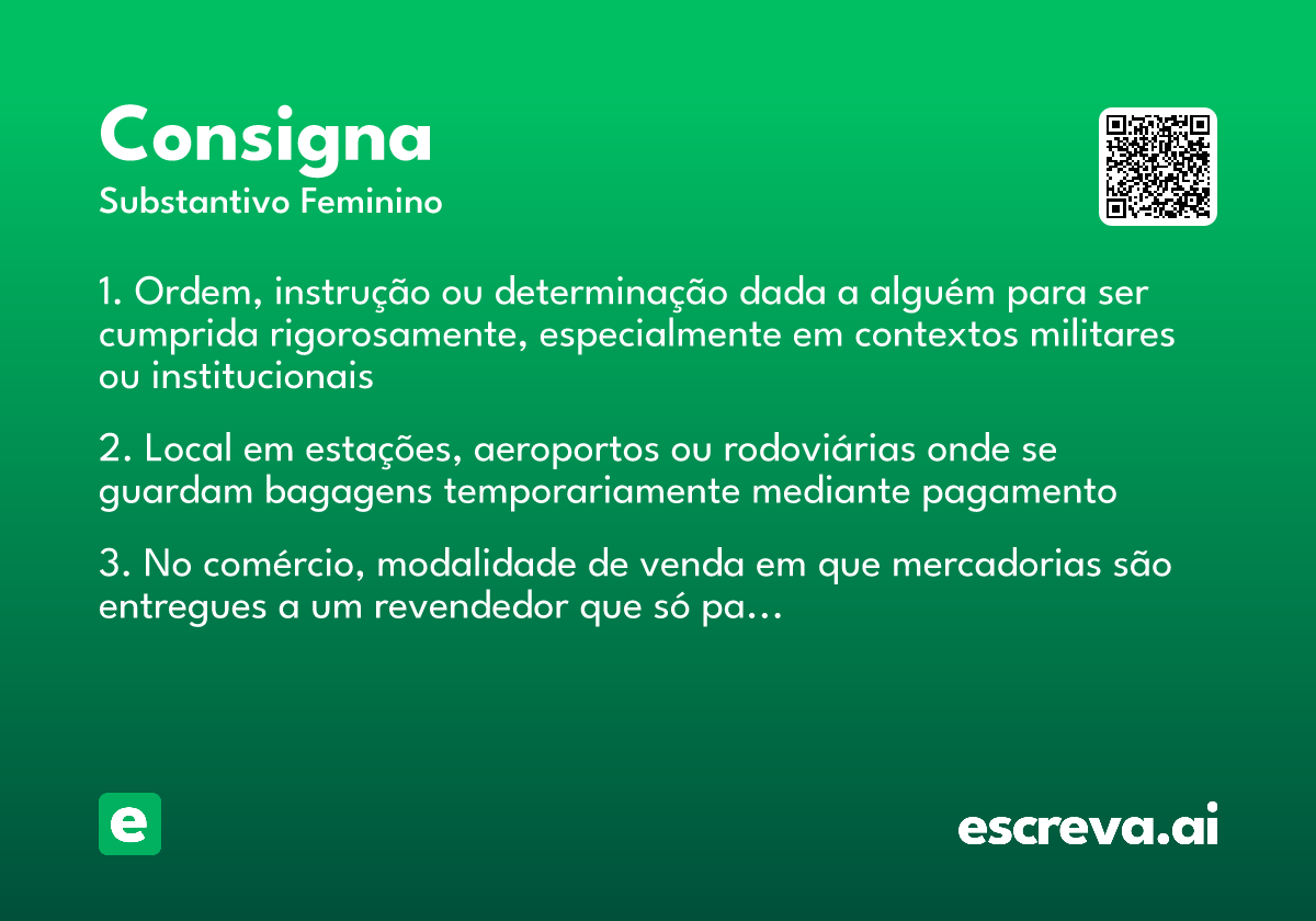 consigna