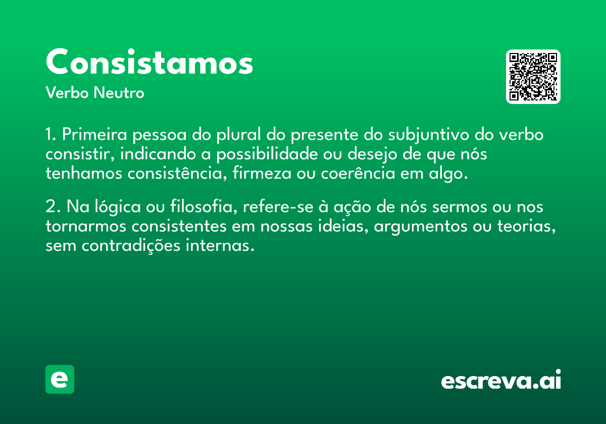 consistamos