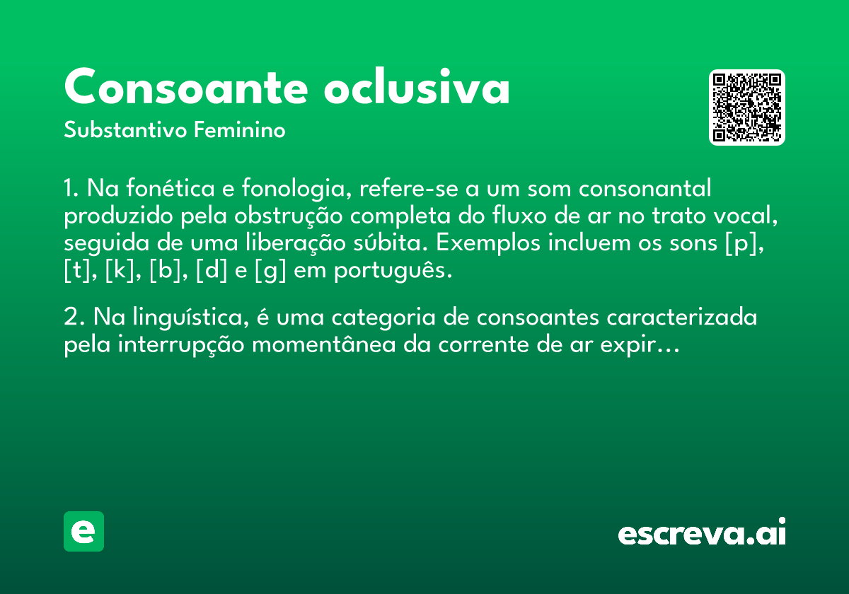 consoante oclusiva