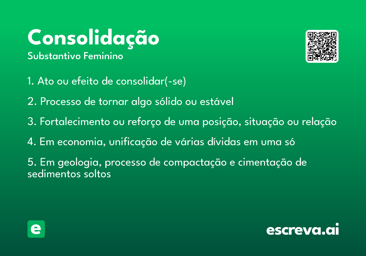 consolidação