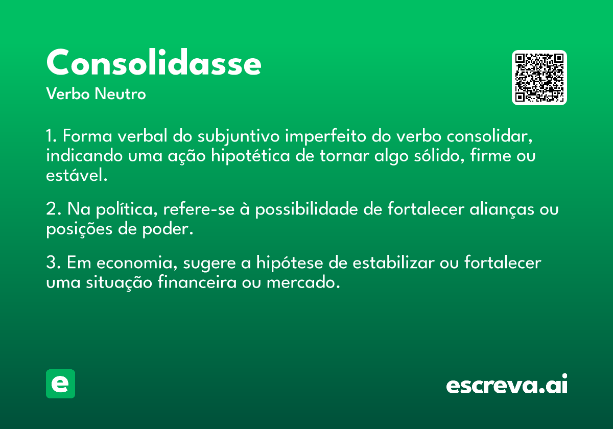 consolidasse