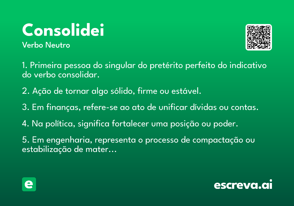 consolidei