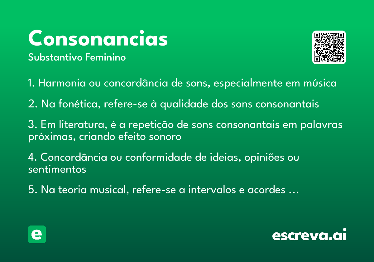 consonancias