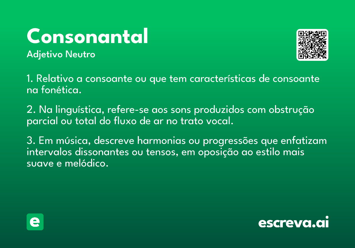 consonantal